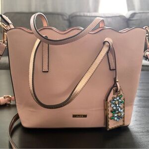 Aldo Blush and Metallic Women's Shoulder Bag